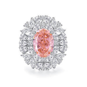 แหวนเงินสเตอร์ลิง S925ชุดสีช<span class=keywords><strong>ม</strong></span>พูประดับอัญมณีสีเงินเรียบง่ายตัดสดใสความรักยอดนิยมเครื่องประดับสำหรับผู้หญิงในวันครบรอบขายส่งได้ตา<span class=keywords><strong>ม</strong></span>ต้องการ - Product Image 6