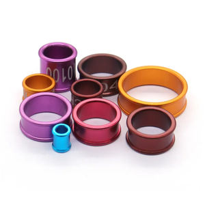 Anillo <span class=keywords><strong>de</strong></span> aluminio con borde <span class=keywords><strong>de</strong></span> color brillante, 6mm, 8mm - Product Image 5