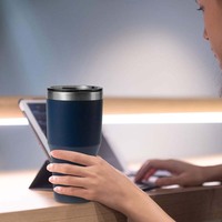 Vaso Térmico Personalizado de Acero Inoxidable de 30 oz, Doble Pared, Aislado al Vacío, con Tapa y Pajita, para Bebidas Calientes, Ideal para Camping y Oficina