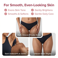 Marque privée Crème éclaircissante naturelle pour le visage Zones intimes sensibles Correcteur des taches brunes Crème hydratante éclaircissante pour la peau