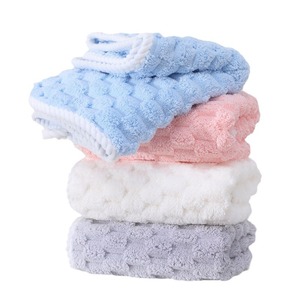 Carlota Coral Fleece Face Towels 50g 80g Extra Absorbent Quick Drying Unisex <b>Bath</b> Towels Random Colors - Product Image 5