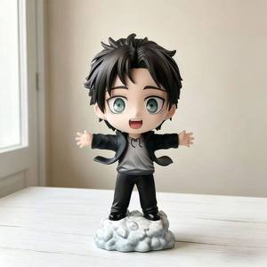 Figura de Manga de 13 cm, Estatua de <span class=keywords><strong>Shingeki</strong></span> No Kyojin, Versión Q Figura de PVC de Eren Jaeger de <span class=keywords><strong>Freedom</strong></span>, Figura de Anime, Juguetes - Product Image 6