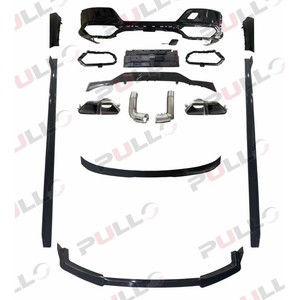 Kit de carrocería para BMW 7S G70 2023, actualización a M760, modelo Black <span class=keywords><strong>Warrior</strong></span>, incluye labio delantero, difusor trasero, tubos de cola, faldones laterales, alerón - Product Image 1