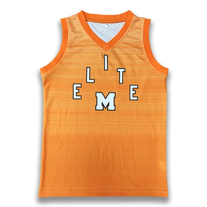 Camisetas de baloncesto de nuevo diseño personalizadas conjuntos de baloncesto de alta calidad camisetas de baloncesto cosidas con impresión gratuita - Product Image 2