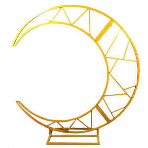 Accesorios DE BODA Y186, adornos de barco lunar, fondos de boda, decoraciones de ventanas, accesorios, adornos, estantes de luna creciente de hierro forjado - Product Image 5