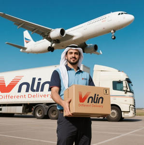 Vnlin, el mejor agente de envío de puerta DDP de Oriente Medio para logística de comercio electrónico internacional, carga exprés BH,OM,KW, producto Air + Express - Product Image 2