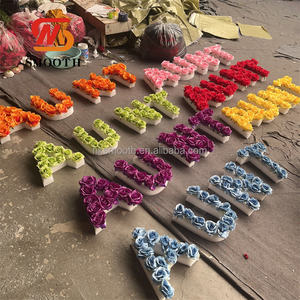 Corona floral lisa para memoriales, flores artificiales grandes, tributo, arreglos florales personalizados, panel floral funerario - Product Image 4