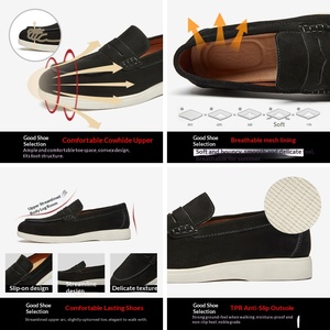 Mocassins Confortables pour Hommes – Chaussures Plates Décontractées Légères et Respirantes, Idéales pour la Conduite et la Marche en Extérieur, Antidérapantes - Product Image 2