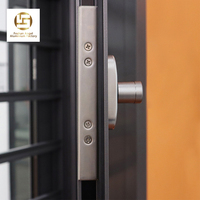 Ventana Abatible de Aleación de Aluminio, Vidrio Triple Aislante Ignífugo, Diseño Contemporáneo para Cocina, Hotel, Retrofit, Fácil Instalación