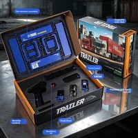 Mini camion RC 1:64 avec semi-remorque et conteneur, voiture de drift télécommandée par APP, modèle électrique de qualité hobby, jouet pour garçons, nouveau produit 2026