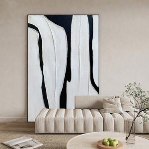 Dipinti astratti dipinti a mano di pura arte della parete esterna e interna della sala dipinti ad olio fatti a mano e arti murali - Product Image 3