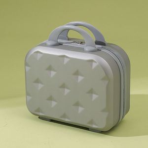 <span class=keywords><strong>Valise</strong></span> de mode en ABS de 14 pouces avec fermeture éclair et sac de rangement pour maquillage - Product Image 4