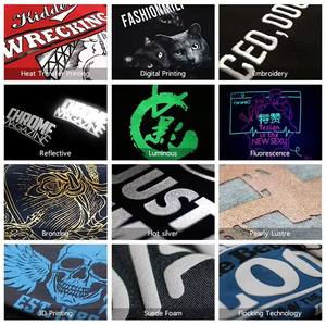 Camiseta de Hombre de Gran Tamaño, Tejida, con Bordado 3D en Chenilla, 100% Algodón, de Alta Calidad, Antiarrugas y Transpirable - Product Image 6