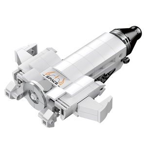 COGO Kids plastica classica <span class=keywords><strong>astronave</strong></span> aerospaziale mattoni da costruzione mattoni giocattolo fai da te Set di blocchi di costruzione - Product Image 4