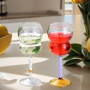 <span class=keywords><strong>Gobelet</strong></span> en verre en forme de goutte d'eau de <span class=keywords><strong>gourde</strong></span> transparente à paroi unique de 300ml à haute teneur en borosilicate résistant aux hautes températures - Product Image 5