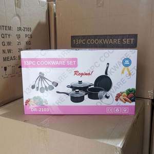 Juego de Ollas de Hierro Fundido Ecológicas, Sartén Antiadherente, Olla, Sartén para Freír, Conjuntos Completos para Cocina, Venta al por Mayor Transfronteriza - Product Image 2