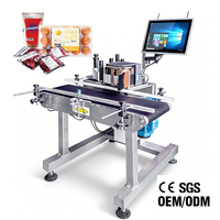 Máquina Aplicadora de Códigos de Barras para Cajas y Botellas Planas YM320P, Máquina Automática de Impresión de Etiquetas Dúplex en Línea con Personalización