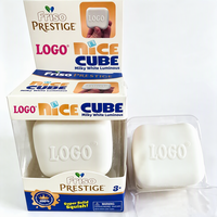 Jouet sensoriel anti-stress en TPR de 5,5 cm en forme de cube de lait et de maltose, à rebond lent, en boîte, pour enfants et adultes