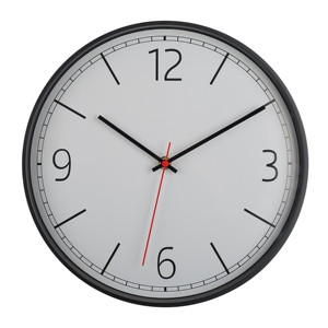 Minimalist Light Grey Plastic 12 Inch Round Plain Analog Quartz Hanging <b>Silent</b> Wall <b>Clock</b> - Product Image 1
