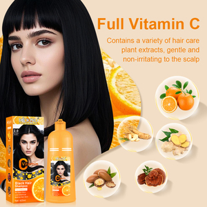 Mokeru <span class=keywords><strong>แชมพู</strong></span>สระผมแบบถาวรสำหรับผู้ชายผู้หญิงน้ำยาย้อมผม<span class=keywords><strong>ป</strong></span>ราศจากแอมโมเนีย VC สีส้มสีดำ - Product Image 3