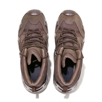 Bottes tactiques pour hommes sur mesure, vente en gros, chaussures d'extérieur mi-hautes, imperméables, en nubuck artificiel, chaussures tactiques pour hommes