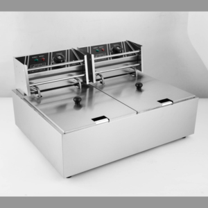 Nouvelle <span class=keywords><strong>friteuse</strong></span> à <span class=keywords><strong>huile</strong></span> profonde électrique à réservoir unique de 6L <span class=keywords><strong>pour</strong></span> le restaurant <span class=keywords><strong>pour</strong></span> les frites et les frites de poulet - Product Image 2