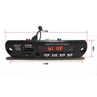 Module décodeur MP3 amplificateur DC5V 12V 5.0 pour autoradio avec enregistrement USB, radio FM et AUX pour haut-parleur et kit mains libres - Catégorie de produit : Circuits intégrés