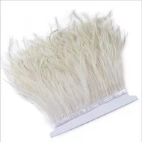 Fournisseur direct d'usine : Dentelle en plumes d'autruche et de poulet pour accessoires vestimentaires et robes
