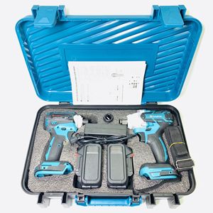 Juego de 2 Herramientas Eléctricas, Destornillador de Litio, Llave de Impacto Inalámbrica, Taladro Inalámbrico, Kits de Herramientas Combinadas, Fabricante OEM - Product Image 4