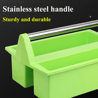 Boîte à outils vétérinaires portable en plastique pour fermes porcines, neuve, avec rangement suspendu, panier à outils agricoles très rentable