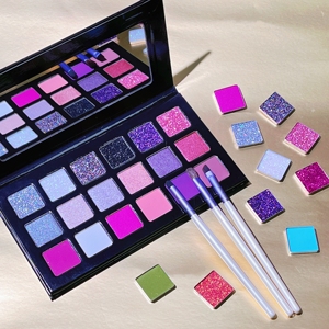 Bảng Màu Mắt Tự Làm Dạng Chảo Vuông 18 Màu Trang Điểm Thuần Chay Phấn Mắt Màu Cao Thương Hiệu Của Riêng Bạn - Product Image 6