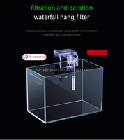 Table basse aquarium en verre acrylique transparent grand format, écologique, avec taille personnalisable