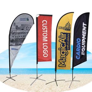 Advertising Custom Flying Feather Beach Flags Event Beach Flag Printed Beach Flags - Product Image 1