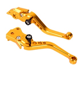 Requin Puissance <span class=keywords><strong>Moto</strong></span> Pièces Et Accessoire En Aluminium Cnc Réglable Pliant Main Embrayage Levier De Frein Pour <span class=keywords><strong>Honda</strong></span> Click - Product Image 1