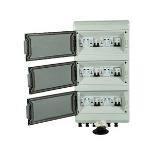 กล่องรวมสายไฟฟ้ากระแสตรงพลังงานแสงอาทิตย์แบบกันน้ำกันฝุ่นมาตรฐาน IP66  ปรับแต่งได้ ป้องกันฟ้าผ่า  1000V  วัสดุพลาสติก - Product Image 1