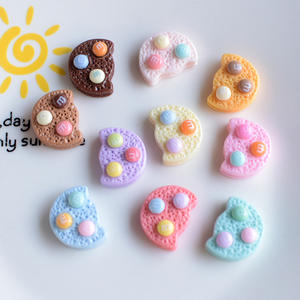 Penjualan terlaris Resin kartun aksesori DIY casing ponsel sampah bahan buatan tangan jimat sepatu m-bean - Product Image 2