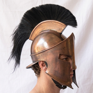 CH Calvin Handicrafts Delight Enterprises Medieval Roman Corinthian Helmet Armour King Leonidas Greek Spartan 300 Metal Handmade - Product Image 1