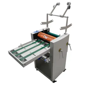 QK-FM3800A Wholesale A3 A4 Digital double sided double film rack roll thermal laminating machine bronzing machine