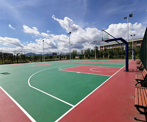 Pintura de caucho para pisos deportivos INOLP, industrial, para exteriores, a base de agua, con absorción de impactos, para canchas de baloncesto, fabricada en Guangdong - Product Image 3