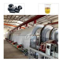 Machine de pyrolyse plastique-vers-carburant, installation de distillation de diesel, machine de production de carburant diesel à partir d'huile de pyrolyse de pneus usagés et de plastique