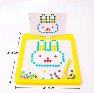 Vroege Educatieve Kinderen Peuters Kinderen Draagbare Kleurrijke Mini Schrijven Kralen Magpad Dots Tekentafel Speelgoed Voor Kinderen - Product Image 6