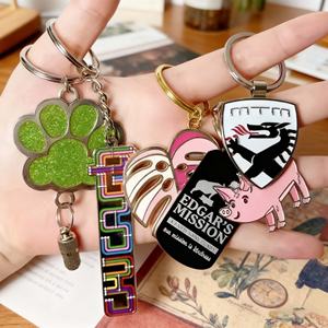 Llavero Personalizado de Aleación de Zinc con Logotipo 2D/3D, Esmalte Suave y Duro, Colgante con Nombre, Venta al Por Mayor - Product Image 4