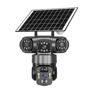 4G Wireless <strong>Solar</strong> Powered PTZ Surveillance <strong>Camera</strong> with Wide Angle Cloud Storage 4G Card <strong>Solar</strong> CCTV for Outdoor <strong>Security</strong> - Product Image 1