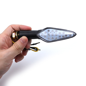 Racepro phổ biến xe máy tín hiệu lần lượt E4 flasher E Mark Led Xe Máy chỉ số ánh sáng ngắn cuống 18 LED tín hiệu lần lượt - Product Image 1