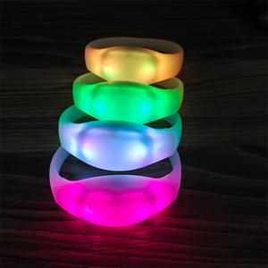 Ide produk baru 2025 menyala gelang DMX cahaya remot kontrol suara diaktifkan gelang Led - Product Image 2