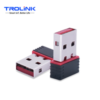Venta al por mayor RTL8188 EUS Wifi Dongle Android Mini USB WiFi adaptador 802,11 B/G/n Usb receptor inalámbrico tarjetas de red para PC