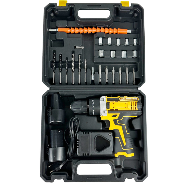 12V CE 10mm Professional Cordless Drill Portable Screwdriver 10mm/13mm Wireless Drills Machine Drilling Set Lithium Battery