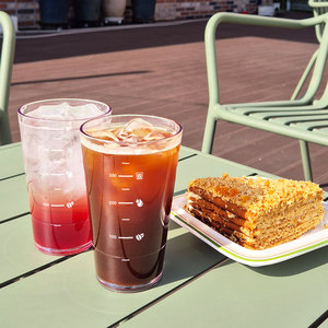 Gobelet de fête transparent et durable 15oz 430ml, fabriqué en Ecozen, utilisable comme verre à café réutilisable et comme vaisselle de fête - Product Image 4