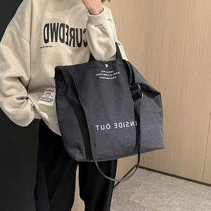 LILALILA Women Denim Canvas Tote Handbags-Casual Shoulder Work <b>Bag</b> Crossbody Top Handle <b>Bag</b> Cross-body Handbags - Product Image 3