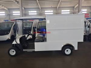 Carritos Eléctricos Pequeños de 4 Plazas, Dos Asientos Orientados hacia Adelante y Dos hacia Atrás, Distribuidores de Carritos de Golf en Venta - Product Image 4